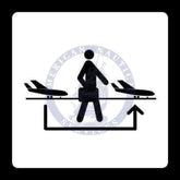 Port & Air Terminal Sign: Connecting flights